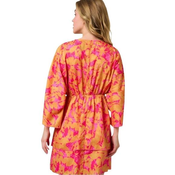 Tropical print dress size Medium - Picture 2 of 8